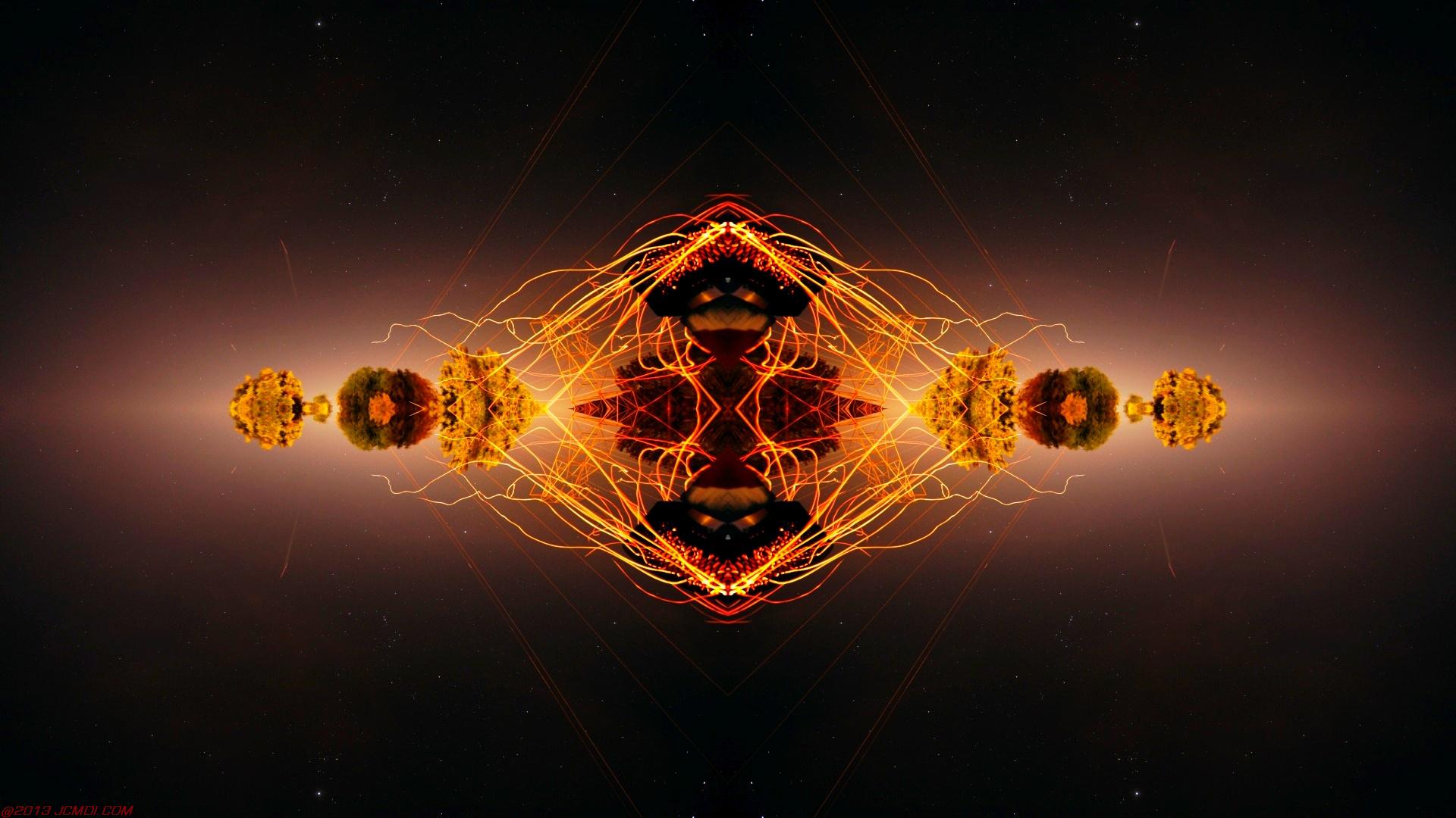 Chimney Sparks Abstract Artwork Timelapse Still Images